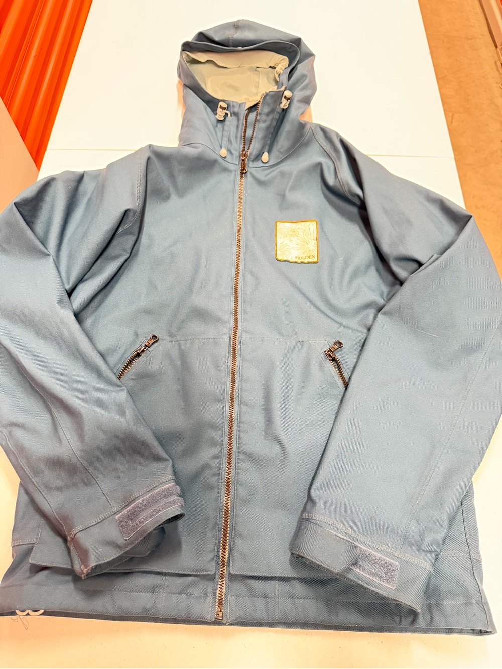 Holden Outerwear Hooded Ski Snow Jacket Men’s Medium Blue Waterproof Shell